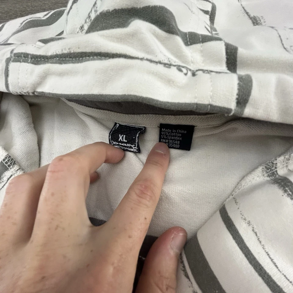 Sudadera con Capucha Oakley Y2K De Colección Adulto Extra Grande Cremallera Completa Software Patinador a Rayas Y2K Foto 4 de 4