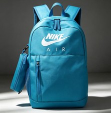 Nike Backpacks Sports Trainning Travel Pockets Backpack Daily School Bags Blue