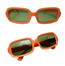 Vintage Sunglasses NOS 1960's SOLFLEX italy fashion glasses geek Eyewear O