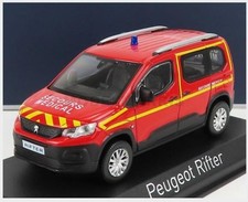 NOREV 479070 Peugeot - Rifter Pompiers Secours Medical 2019 - Red Yellow - 1/43