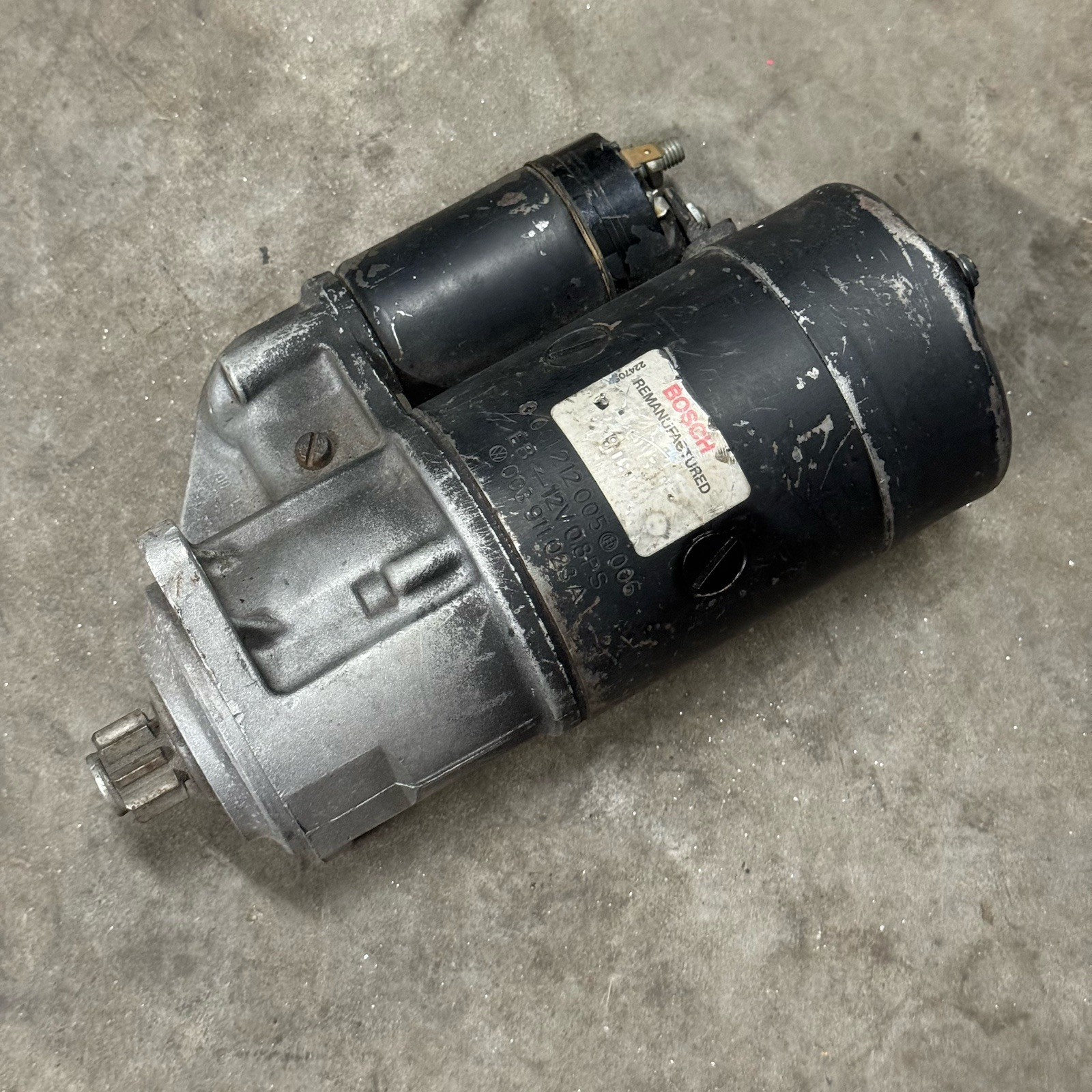 Porsche 911 914 Bosch Starter 0001212005 / 003911023A