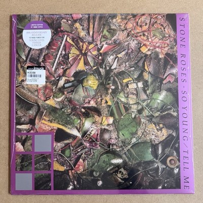 The Stone Roses So Young Tell Me Raspberry 12'' Vinyl Record Ltd 1500 Copies MINT