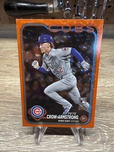 2024 Topps Update Rookie Debut Pete Crow-Armstrong #US91 RC Orange Foil  /299