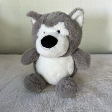 Hero Husky Plush Aurora Big Round Belly Soft Dog Stuffed Animal NWOT