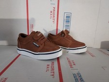 Nautica Kids Slip-On Loafer Shoe Sneaker Toddler Akeley Size 5 Brown - 00t