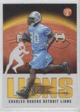 2003 Topps Pristine Gold Refractor Die-Cut /75 Charles Rogers #78 3c7