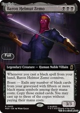 Magic Baron Helmut Zemo (Extended Art) 405 Rare Marvel Super Heroes NM Foil