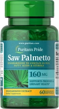 Puritan's Pride Saw Palmetto Standardized Extract 160 mg - 60 Softgels