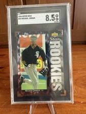 MICHAEL JORDAN ~ 1994 Upper Deck Baseball #19 ~ Graded SGC 8.5 NM (RC) 