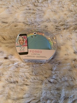 Foreo Luna fofo Smart Beauty Coach Facial Cleansing Brush ~ Blue 