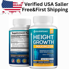 Growth Capsules to Grow Taller   Height Maximizer with Calcium, Natural Formula