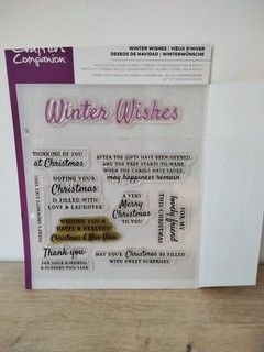Crafters Companion Mixed & Match Clear Stamps "Winter Wishes" See Info