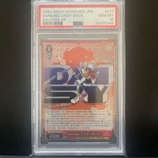 Weiss Schwarz Daisy Duck PSA10 Dancing SR Trading Card Authentic Rare
