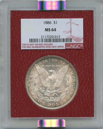 1886 Morgan Dollar S$1 Paramount NGC MS64