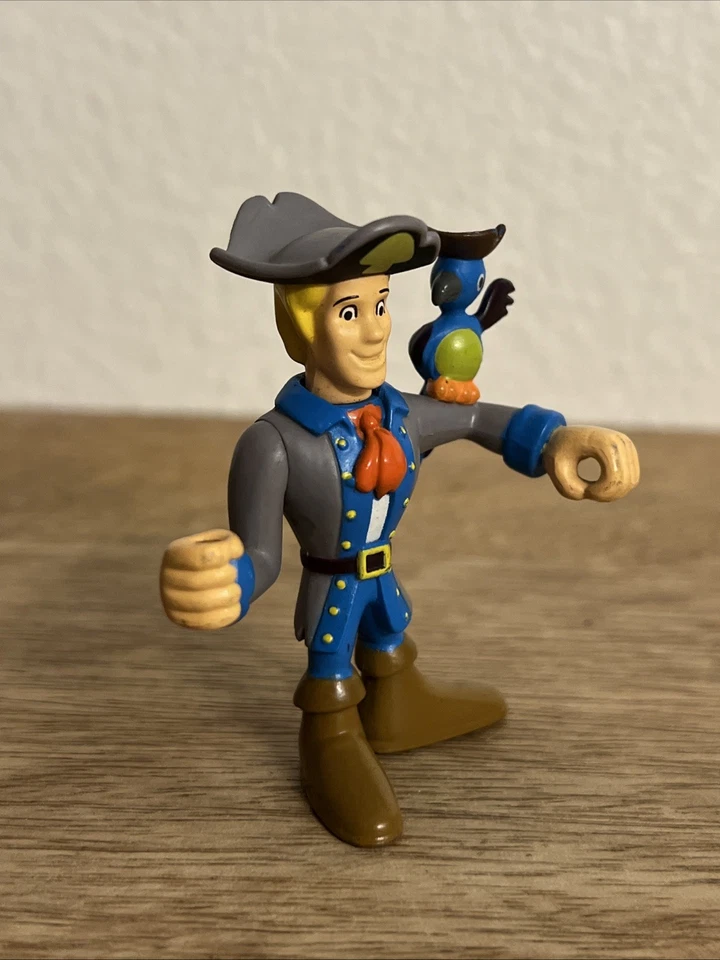 Scooby Doo Pirata Fred con Parot 3” Figura PVC Juguete  Foto 2 de 4