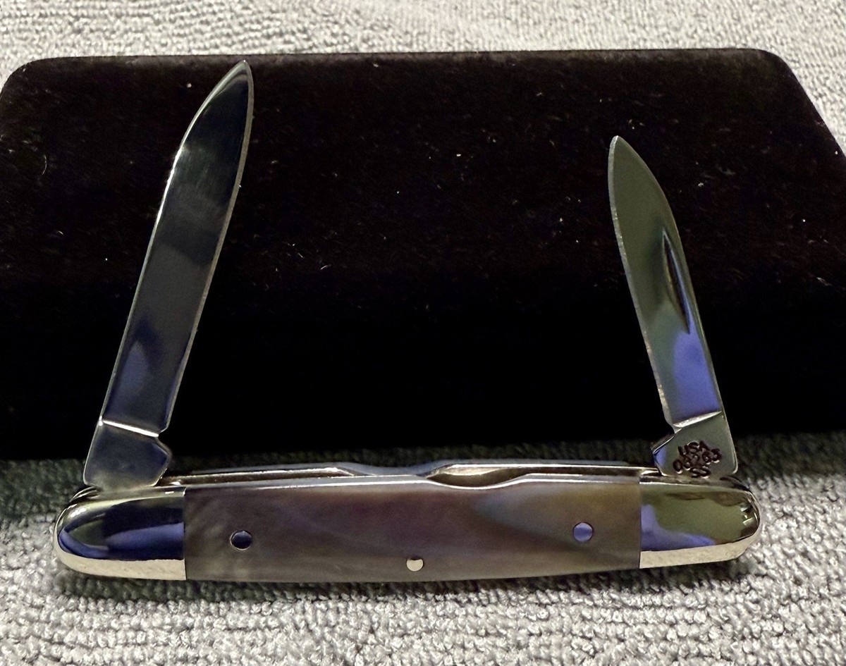RARE 2001 Case Xx MOP Black Lip Pearl Eisenhower (08263 SS) Item