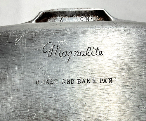 WAGNER WARE ~ Vintage Magnalite Large ROAST AND BAKE PAN (p/n 4007-M)~ SIDNEY OH - Picture 6 of 7