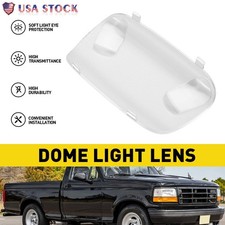 For Ford F150 F250 1995-2004 Interior Over Head Dome Light Lamp Lens Cover Clear
