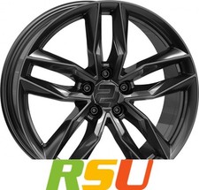 4x 2DRV WH40 dark gunmetal lackiert 8.5x19" ET45 LK5 108 ML 63.4 Alufelgen 19...