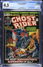 Marvel Spotlight #5 CGC VG+ 4.5 1st Appearance Ghost Rider! Ploog Cover