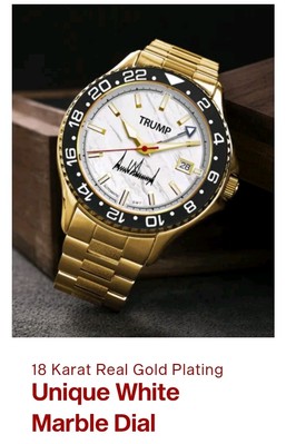 TRUMP WATCH #083 SIGNATURE MARBLE - LIMITED EDITION 250 LIMITED & NUMBERED RARE