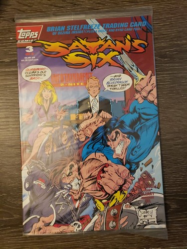 Satan's Six #1 - #4 Full Set With Cards Topps Comics 1 2 3 4 Jason 1st Comic App - Bild 3 von 9