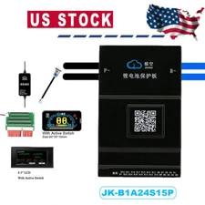 JK Smart BMS 1A 8-24S 150A Li-ion LiFePo4 with Active Balance BT/RS485/LCD lot。