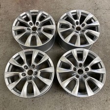 SET OF 4 VOLKSWAGEN AMAROK POSADAS 17" SILVER ALLOY WHEELS - 2H6601025A