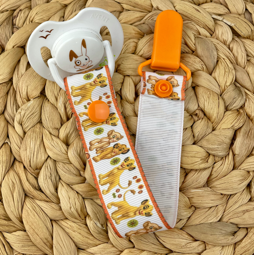 Dummy Clip - Pacifier Chain - Binky Band - Soother Holder - Dummie - Lion King - Picture 4 of 10