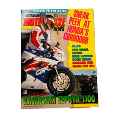 Australian Motorcycle News Motorbike Magazine September Feb 1992 ZEPHYR 1100