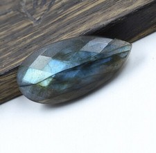 168.20 Cts 100% Naturel Labradorite Poire Cabochon Perdre