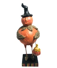 Halloween Pumpkin Figurine Debra Schoch-Hop Hop Jingle Boo Standing 12"