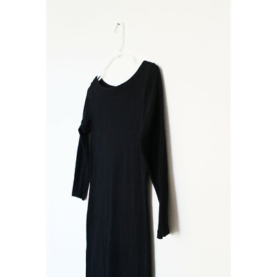 GAP Black 3/4 Sleeve Comfy Shift Knee-Length Dress Size XS