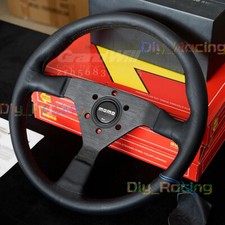 Momo Millenium EVO 350mm Steering Wheel Black Leather 14