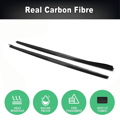 Faldones laterales de carbono real labio alerón para BMW Serie 8 G16 840i M8 F93 19-24 - Imagen 8 de 14