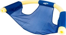Swimways Noodle Sling Floating Pool Chair Mesh Seat Green Blue Ages 5 Up