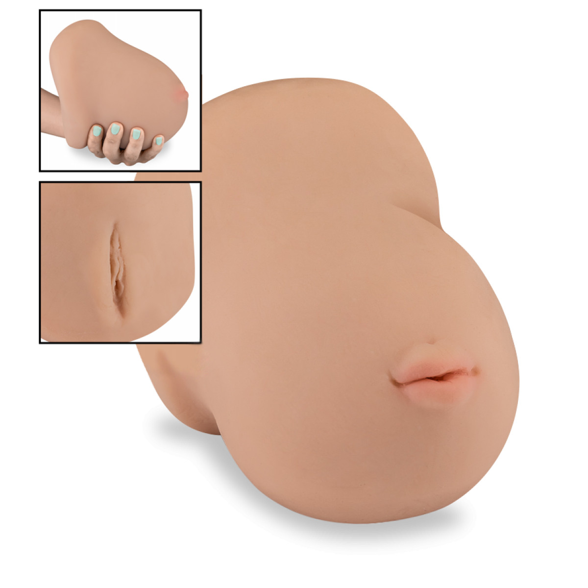 Brust-Masturbator (H-Cup) mit Blowjob-Mund für Männer