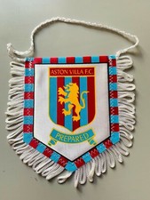 Fanion Finale Coupe D’Europe 1982 – Aston Villa / Bayern Munich, Avec Certificat