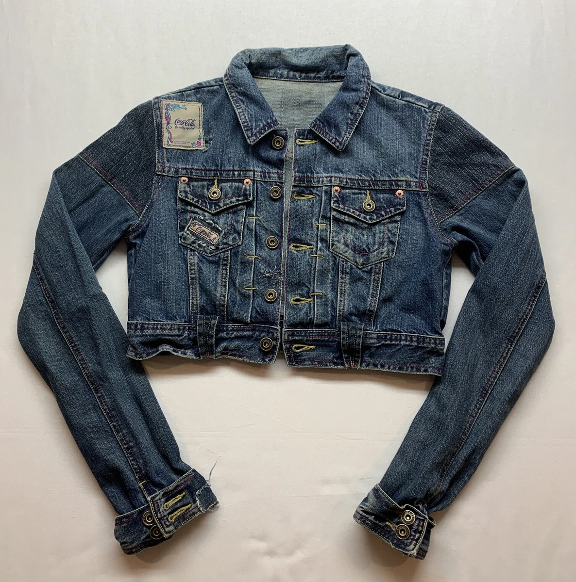 Vintage coca sale cola jean jacket