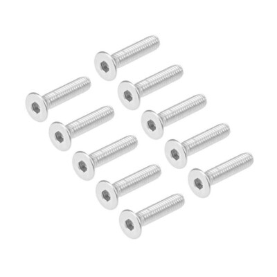 30 x M4x20 mm Edelstahl Flachkopfschrauben Innensechskant 304 Schrauben
