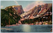 Postcard - Dream Lak & Hallett Peak, Rocky Mountain National Park, Colorado USA