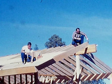 Super 8 Film Building a House 1960s Home Movie Mountains Isolated Cabin Rustic