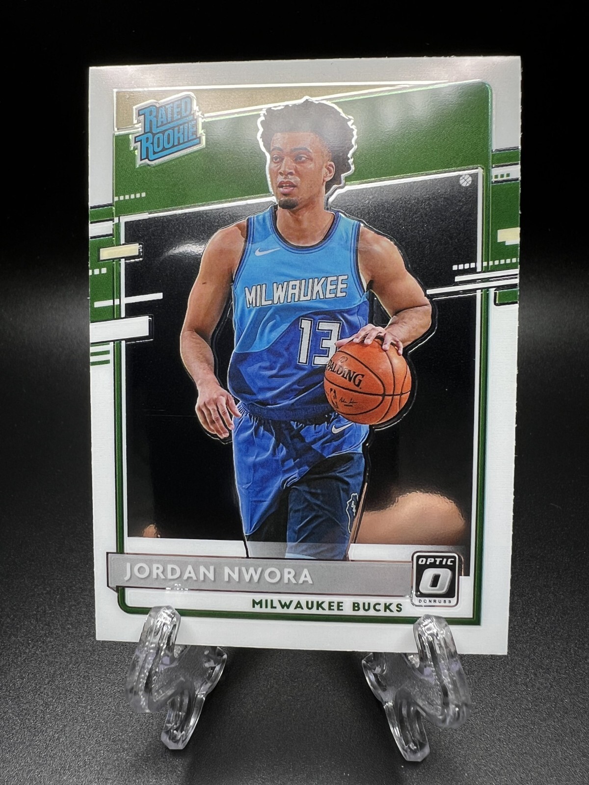 2020-21 Panini Donruss Optic - Rated Rookie Jordan Nwora #189 (RC)