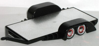 1/64 = TANDEM / DUAL AXEL / RUBBER TIRE / UTILITY / CAR TRAILER FREE SHIPPING