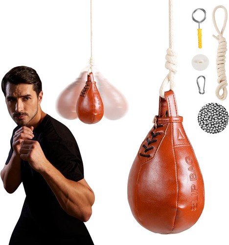 Boxing Slip Bag Speed Dodge Maize Slip Ball For Boxing Reflexes MMA Combat Sport - Picture 4 of 11