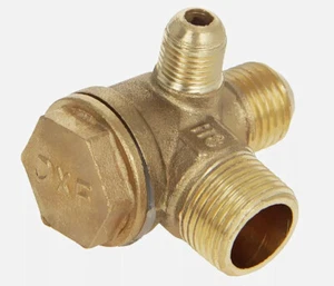 Sans pétrole Air Vanne de contrôle de remplacement du compresseur Air Accessoires Compresseur Or