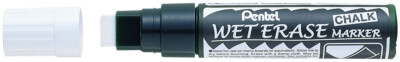 PENTEL JUMBO FLÜSSIGKEITSKREIDE-MARKER - NASSWISCH - JUMBO-SPITZE SMW56 - WEISS
