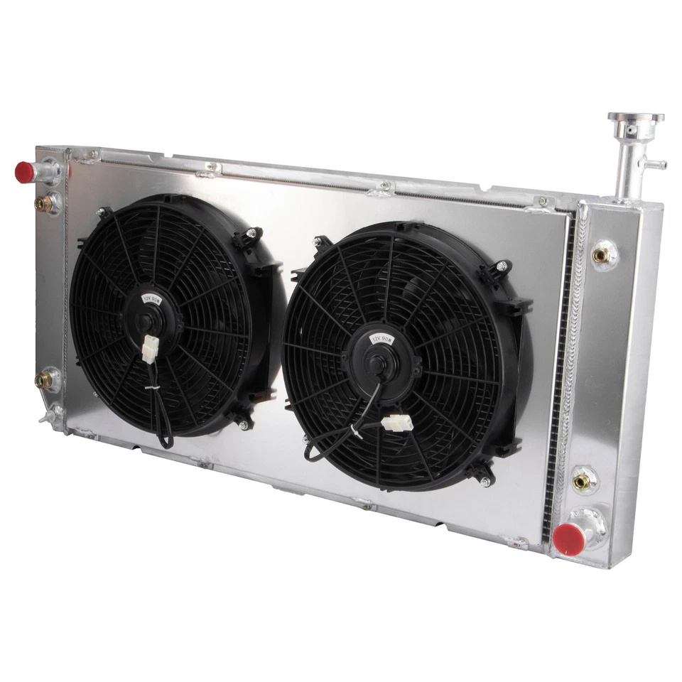 4 Row Radiator&Shroud Fan For Chevy Express/GMC Savana 2500 3500 2004-2016,2014 - Image 4 of 4