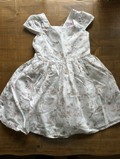 LuluRain Bunny Castle Tea Party Fairytale Dress-Girl's Size 6-Whimsical