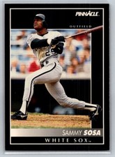 💎1992 Pinnacle Baseball #369 Sammy Sosa - Chicago White Sox💎